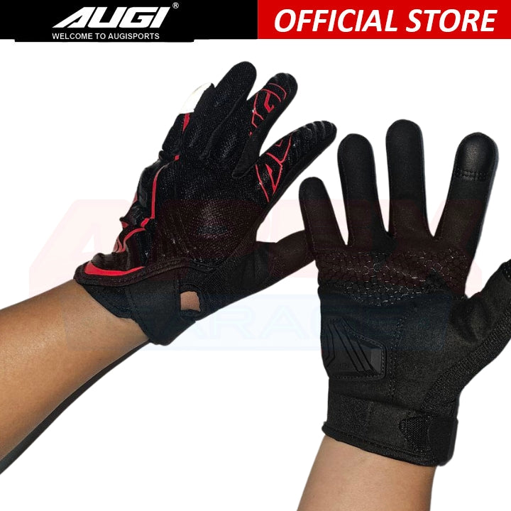 AUGI Riding Gloves AMG03 Red