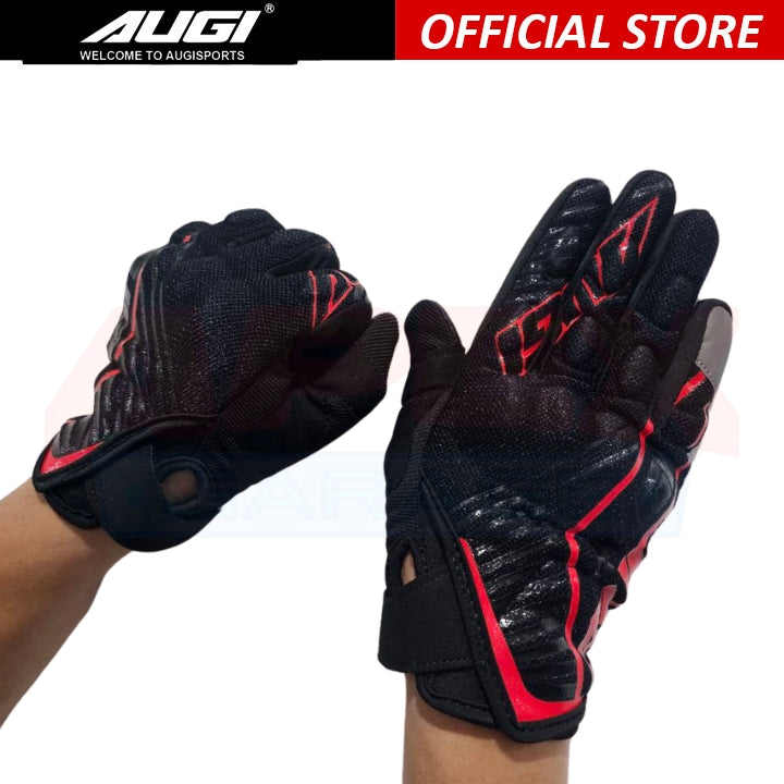 AUGI Riding Gloves AMG03 Red