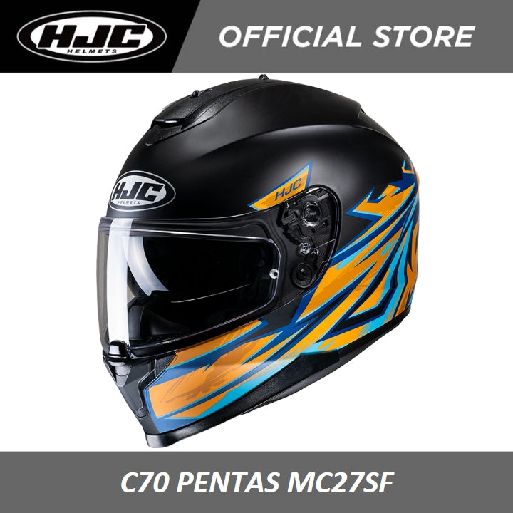 hjc flame helmet HJC Helmets C70 Pentas MC27SF