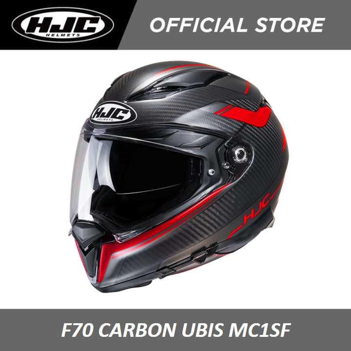 hjc f70 carbon helmet HJC Helmets F70 Carbon Ubis MC1SF