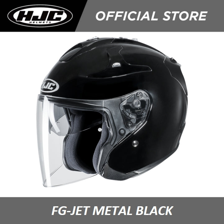 hjc fg tech helmet HJC Helmets FG-JET Metal Black