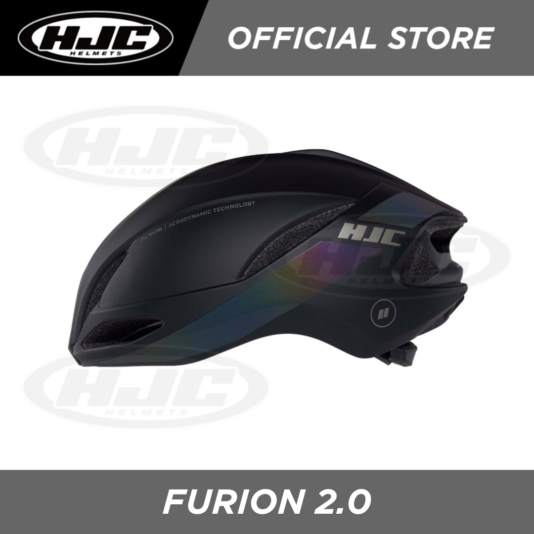 HJC Sports Road Cycling Helmet FURION 2.0 Matte Black Chameleon