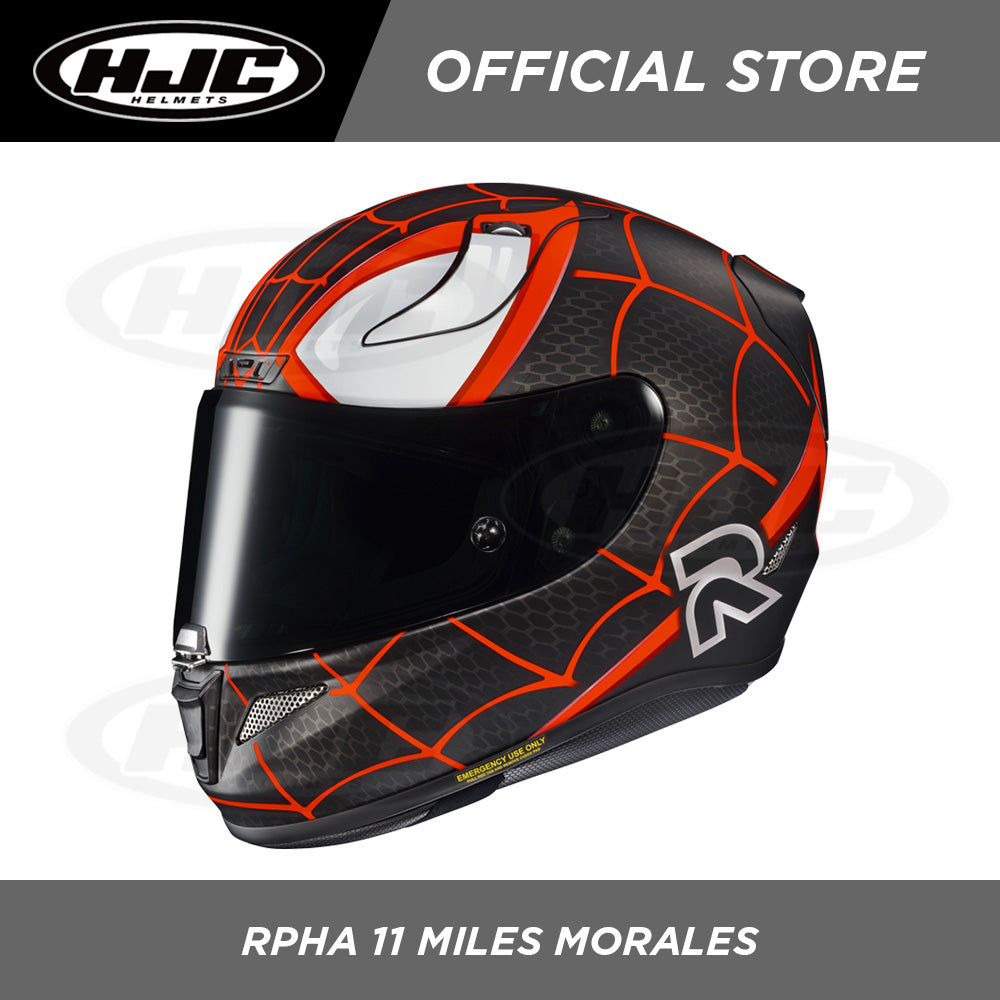 hjc alpha helmet HJC Helmets RPHA 11 Miles Morales MC1SF