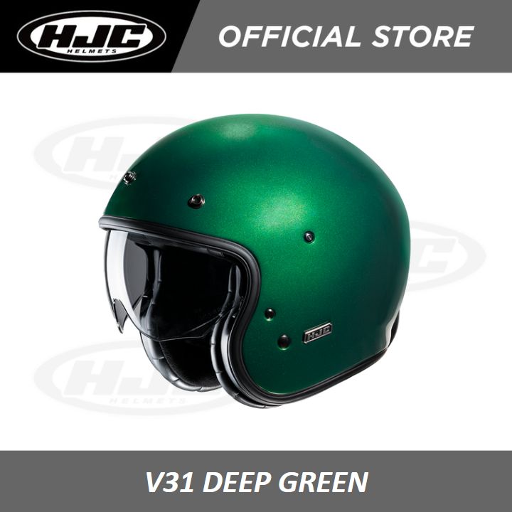 green hjc helmet HJC Helmets V31 Deep Green