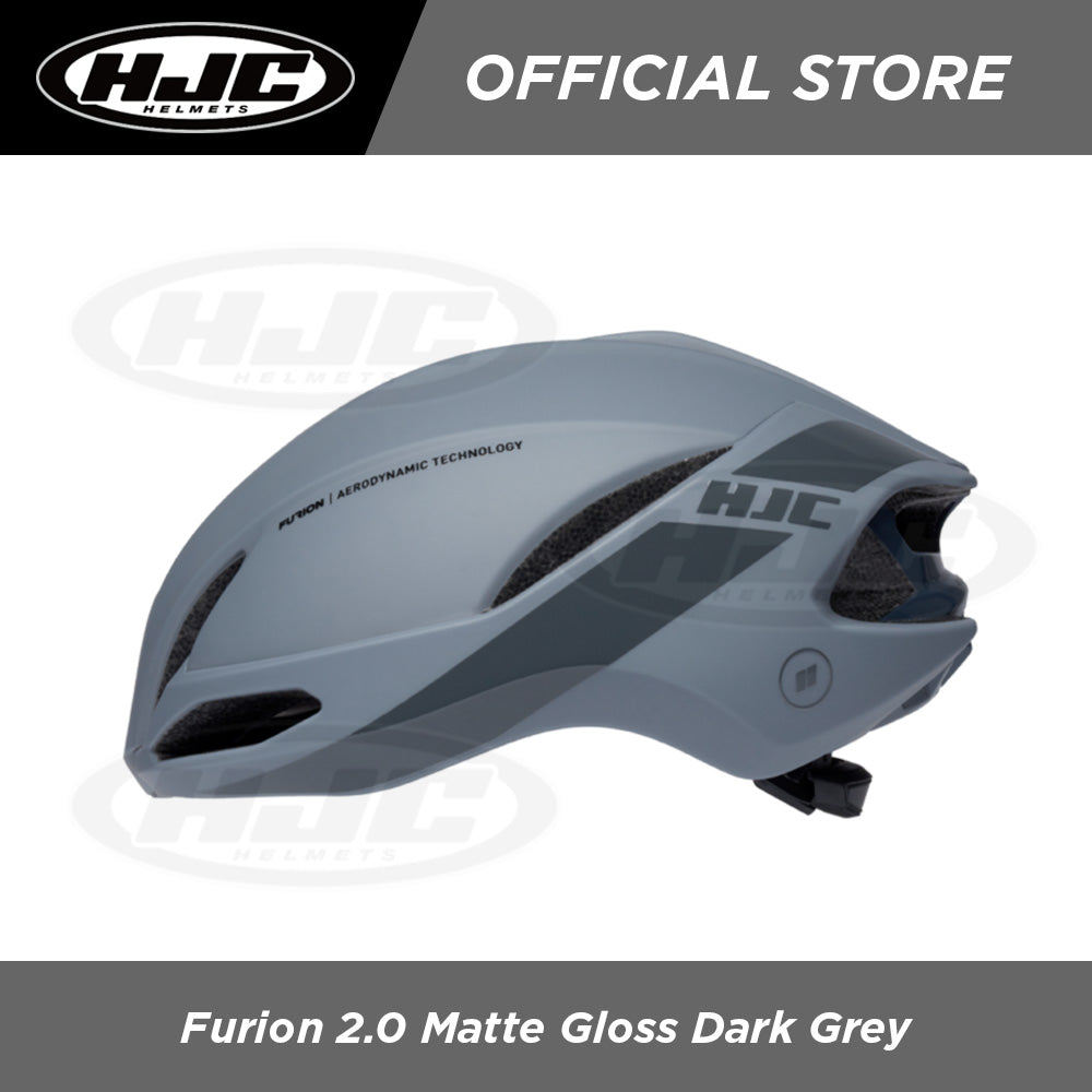 HJC Sports Road Cycling Helmet FURION 2.0 Matte Gloss Dark Grey