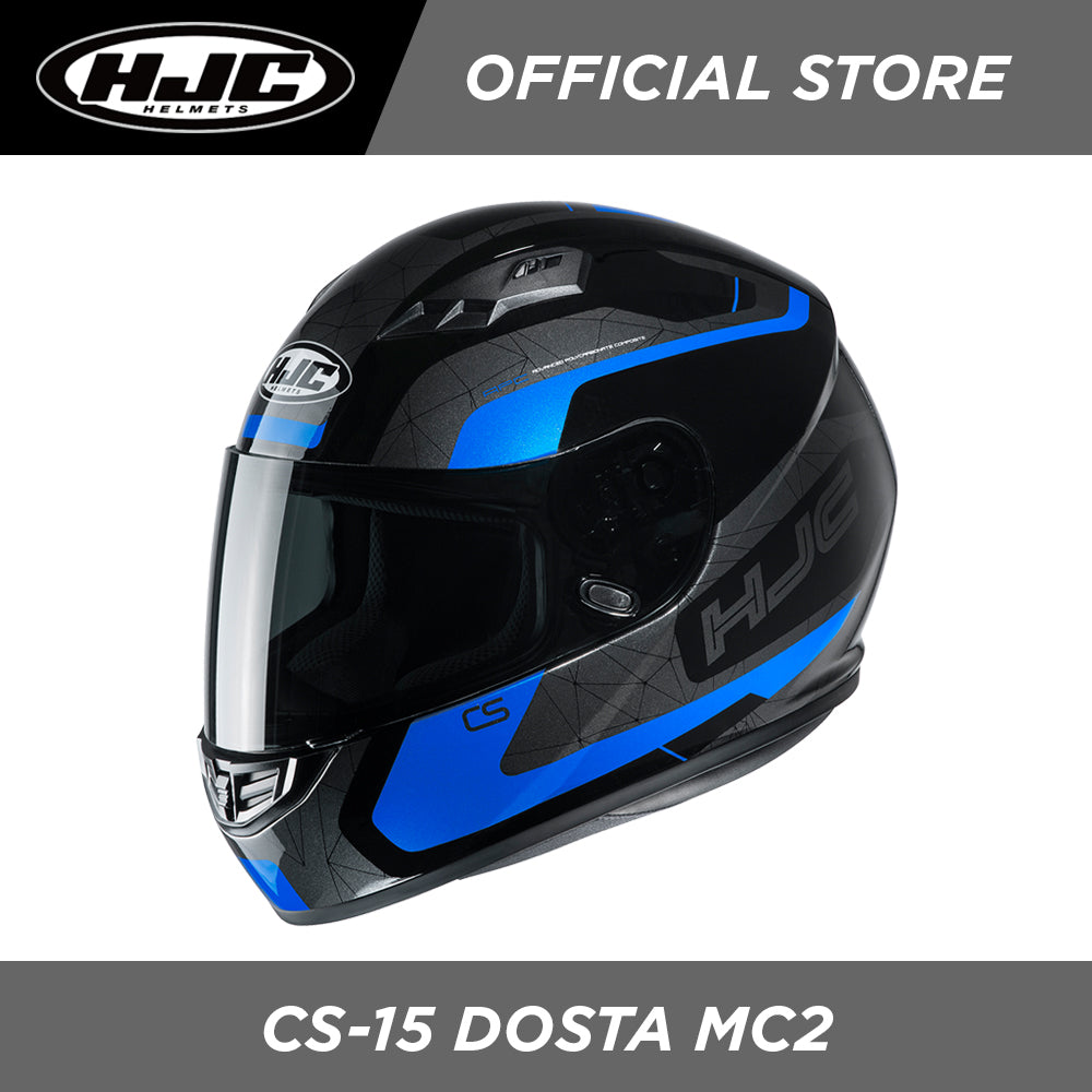 hjc cl-17 helmet redline mc-2 blue HJC Helmets CS-15 Dosta MC2