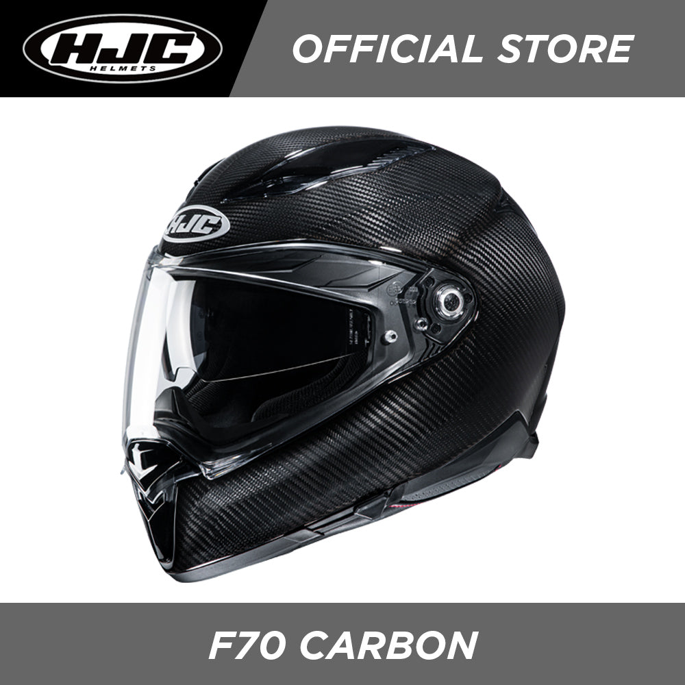hjc f70 carbon fiber helmet HJC Helmets F70 Carbon Glossy Black