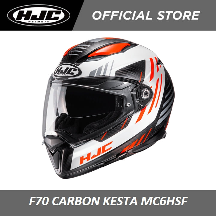 hjc f70 carbon helmet HJC Helmets F70 Carbon Kesta MC6HSF