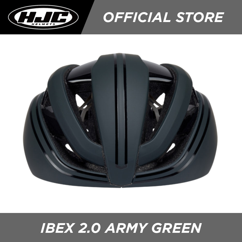 HJC Sports Road Cycling Helmet IBEX 2.0 MT GL Army Green