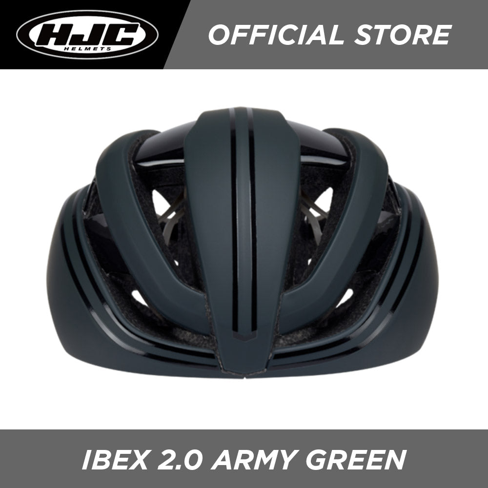 HJC Road Cycling Helmet IBEX 2.0 MT GL Army Green – TRIUMPH JT MNL