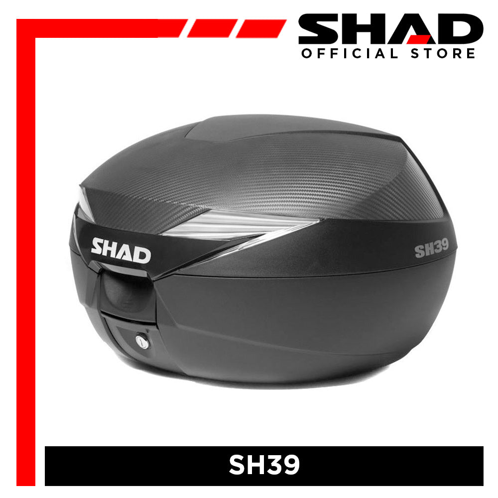 SHAD Motorcycle Box SH39C Black, Carbon