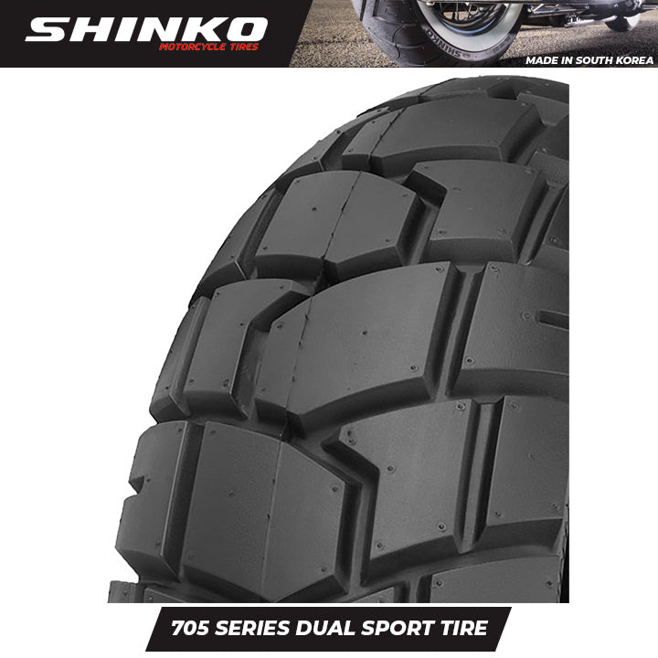 Shinko Motorcycle Tires Dual Sport E705 150/70R18 Rear TL