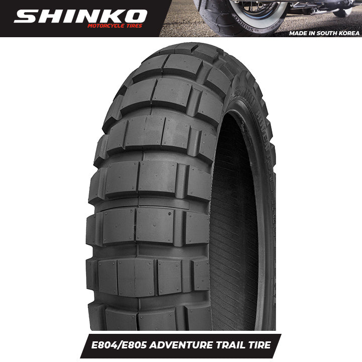Shinko Motorcycle Tires Dual Sport E805 120/90-18 Rear TT