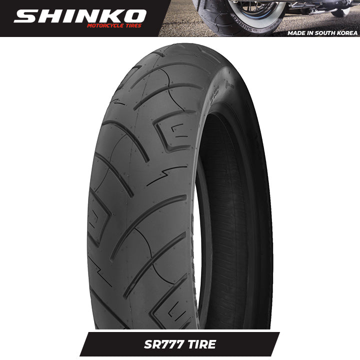 Shinko Motorcycle Tires SR777 ALL BLACK 180/65-16 Rear TL
