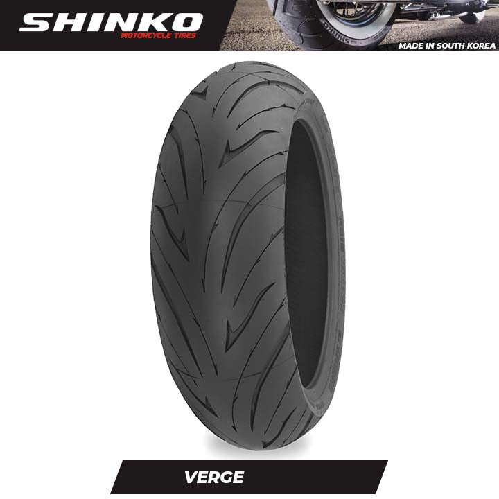 Shinko Motorcycle Tires Verge 016 Street 130/70-17 TL