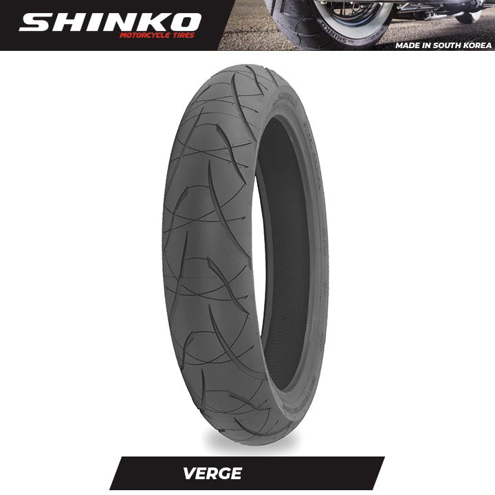 Shinko Motorcycle Tires Verge 016 Street 100/80-14 TL
