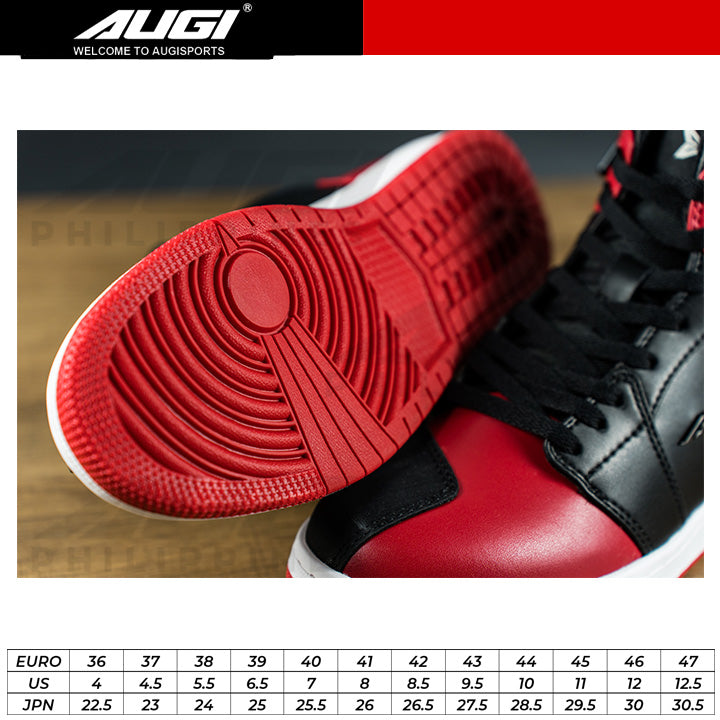 AUGI Riding Boots AS-3 Black Red