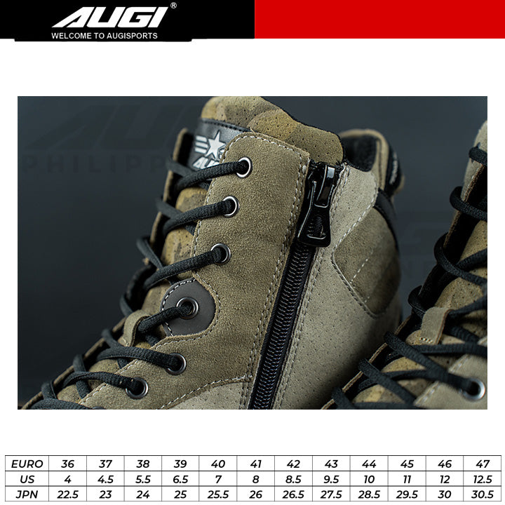 AUGI Urban Boots AU-10 Black Grey