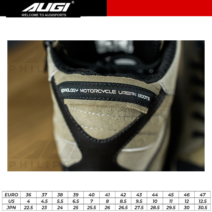 AUGI Urban Boots AU-10 Black Grey