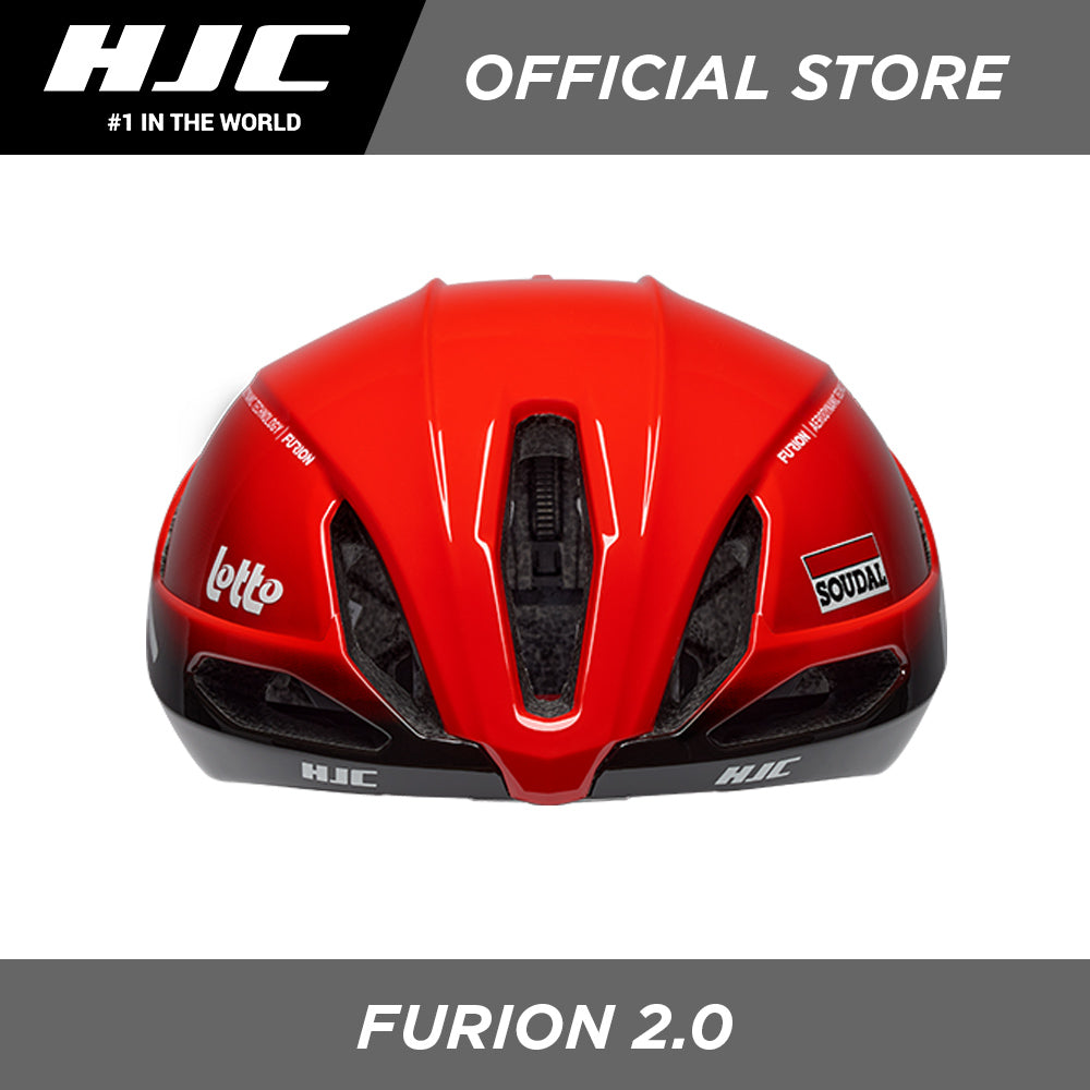 HJC Sports Road Cycling Helmet FURION 2.0 Semi-Aero Lotto Soudal Red
