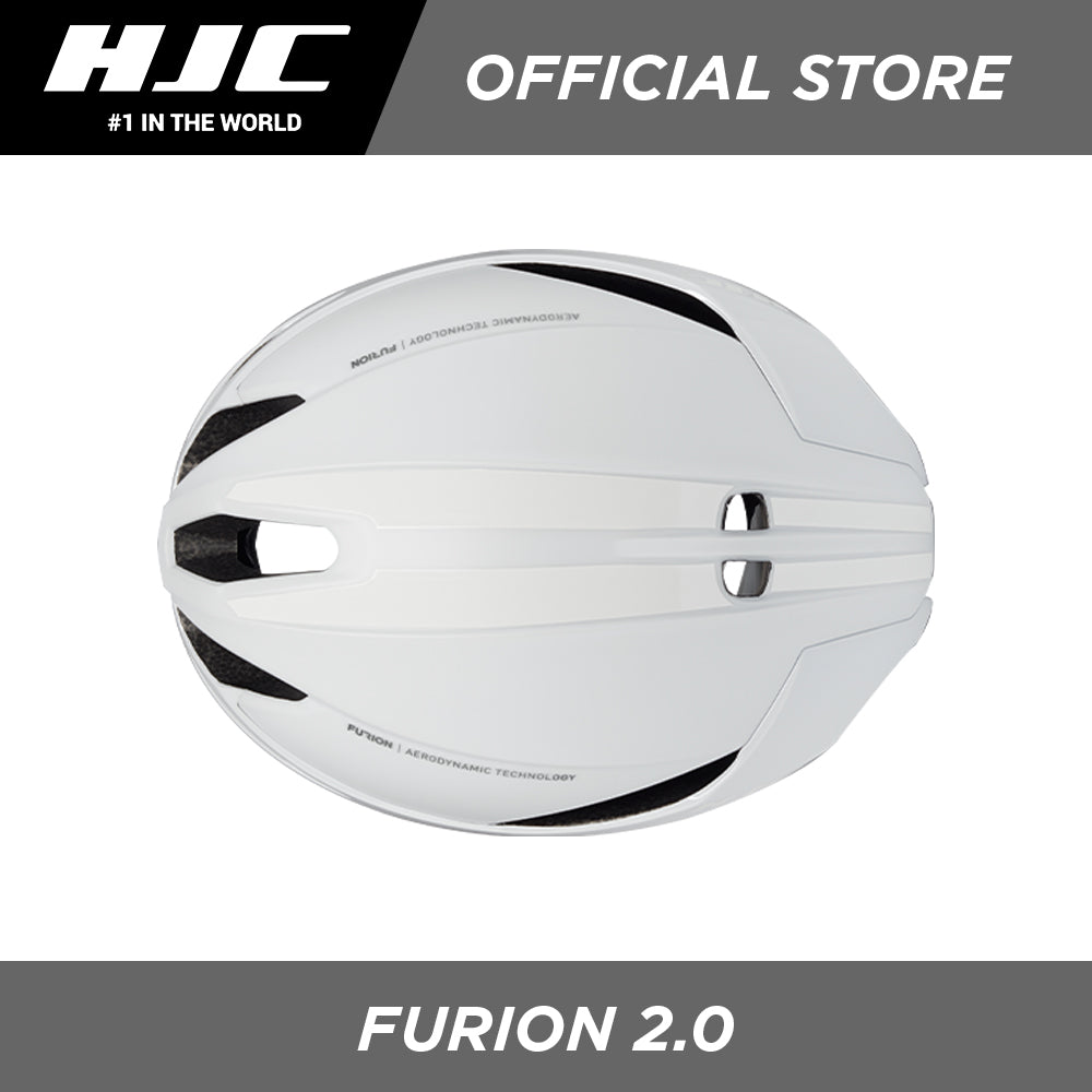 HJC Sports Road Cycling Helmet FURION 2.0 Semi-Aero MT.GL White