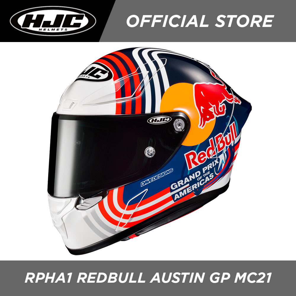 HJC Helmets RPHA 1 Red Bull Austin GP Helmet