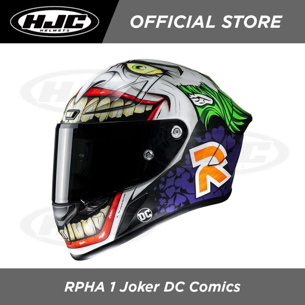 green mamba hjc helmet HJC Helmets RPHA 1 Joker DC Comics MC48SF