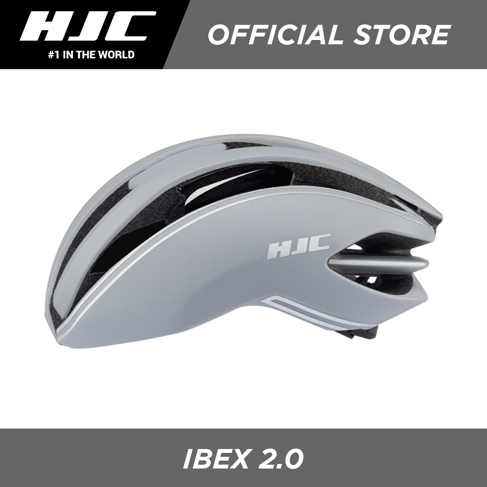 HJC Sports Road Cycling Helmet IBEX 2.0 Grey Silver Line