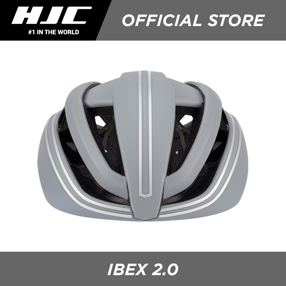 HJC Sports Road Cycling Helmet IBEX 2.0 Grey Silver Line