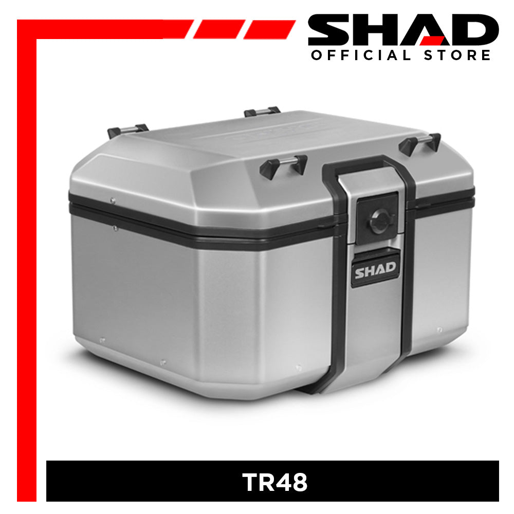 TR48 Terra Top Case Silver Edition: Durable & Sleek