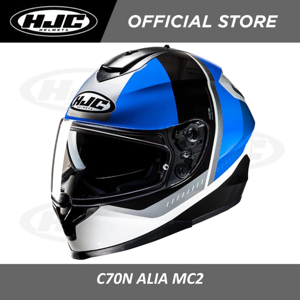 hjc cl-17 helmet redline mc-2 blue HJC Helmets C70N Alia MC2