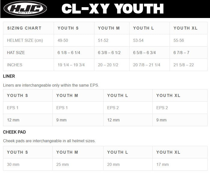 HJC Helmets CL-XY II Creed MC4HSF Youth Size