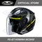 HJC Helmets FG-JET Komina MC4HSF