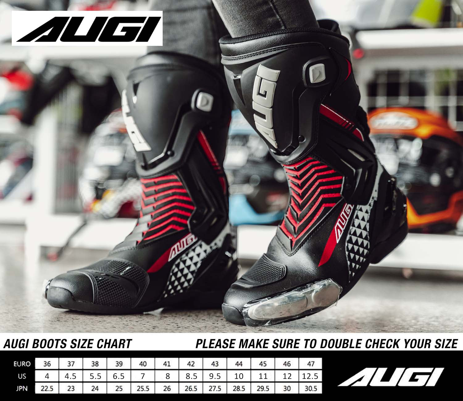 AUGI Urban Boots AS-3 Black Gray