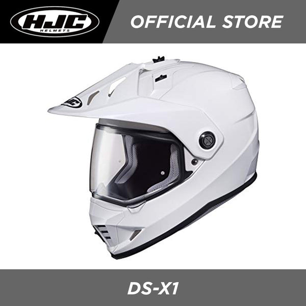 hjc ds-x1 awing helmet tinted visor HJC Helmets DS-X1 White