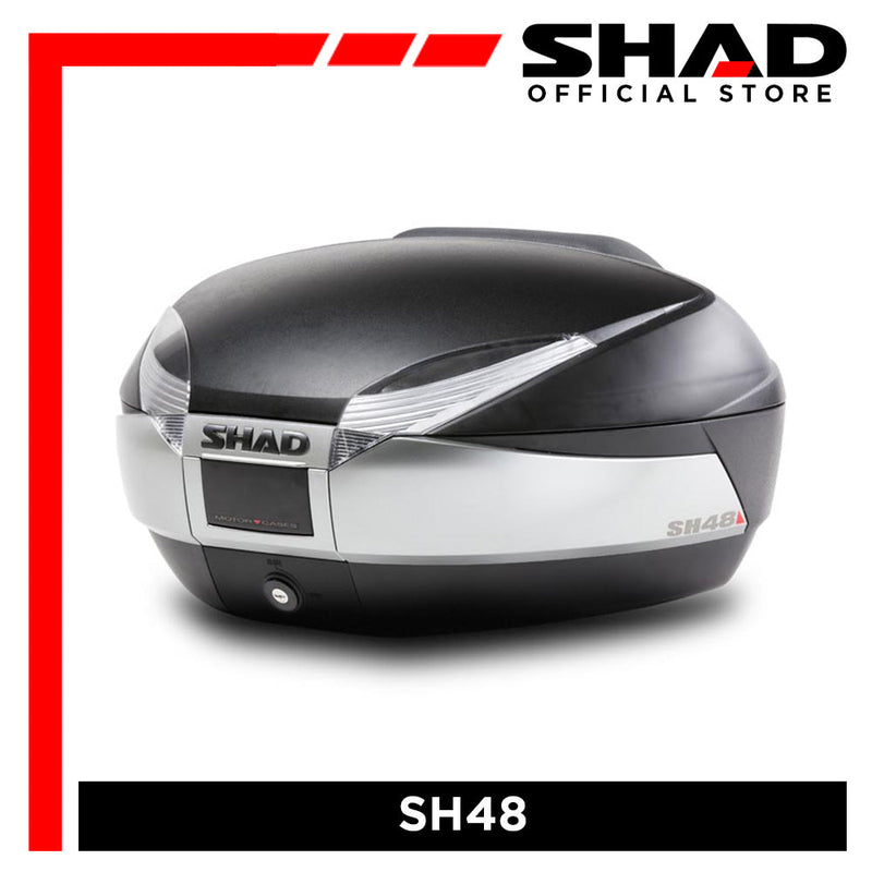SHAD Motorcycle Box SH48 Titanium, Titanium – TRIUMPH JT MNL