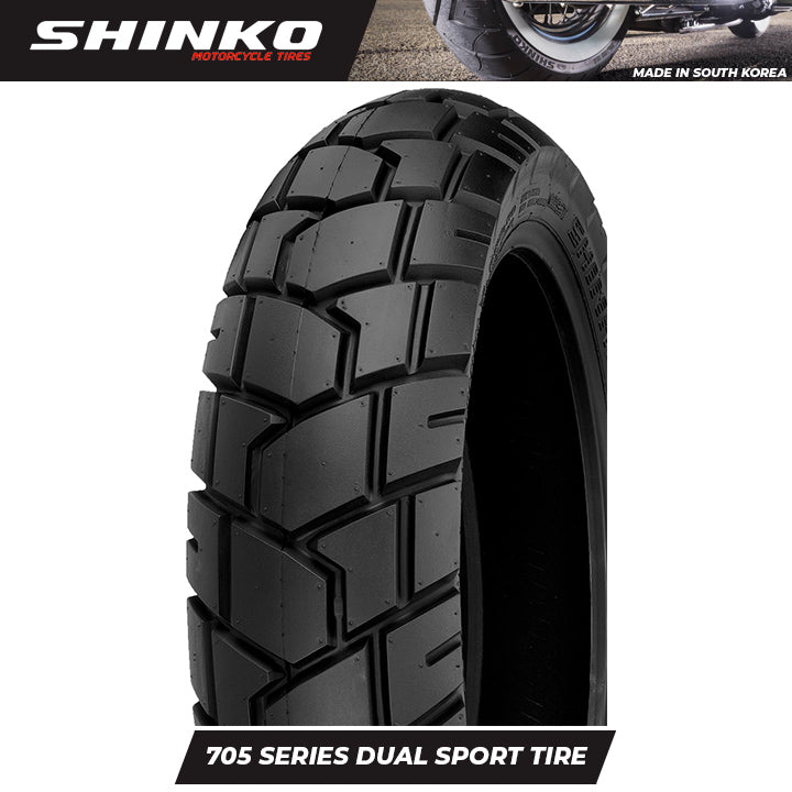 Shinko Motorcycle Tires Dual Sport E705 170/60R17 Rear TL