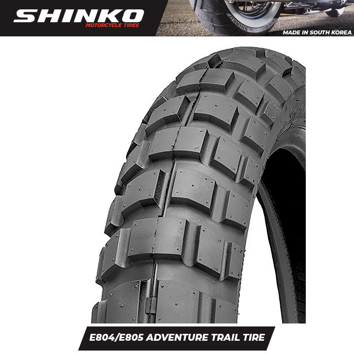 Shinko Motorcycle Tires Dual Sport E805 130/80-17 Rear TL