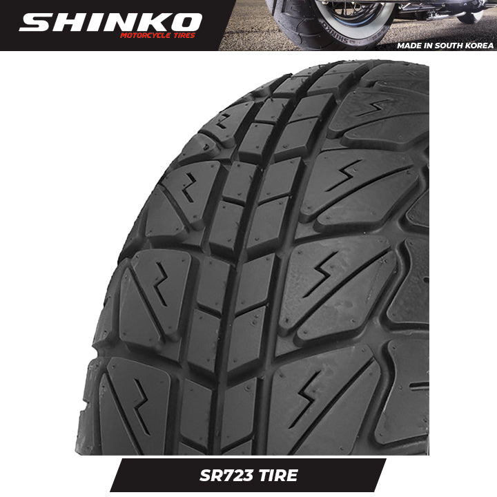 Shinko Motorcycle Tires Scooter SR723 130/70-12 Rear TL