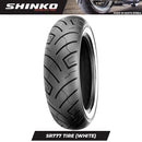 Shinko Motorcycle Tires SR777 WHITE WALL 150/80-16WW Front TL