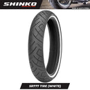 Shinko Motorcycle Tires SR777 WHITE WALL 180/70B15WW Rear TL