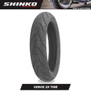 Shinko Motorcycle Tires Radial Verge 2x 120/70ZR17 Front TL