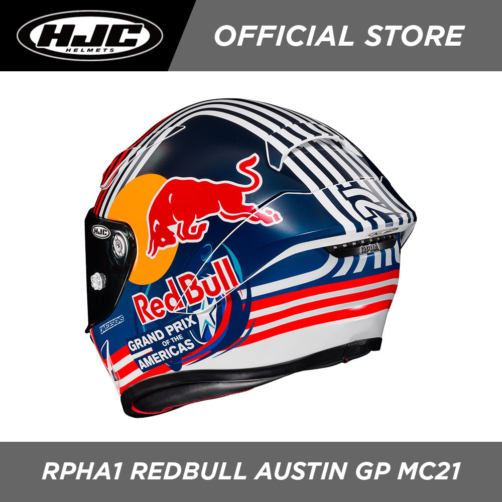 buy red bull motorcycle helmet HJC Helmets RPHA 1 Red Bull Austin GP Helmet